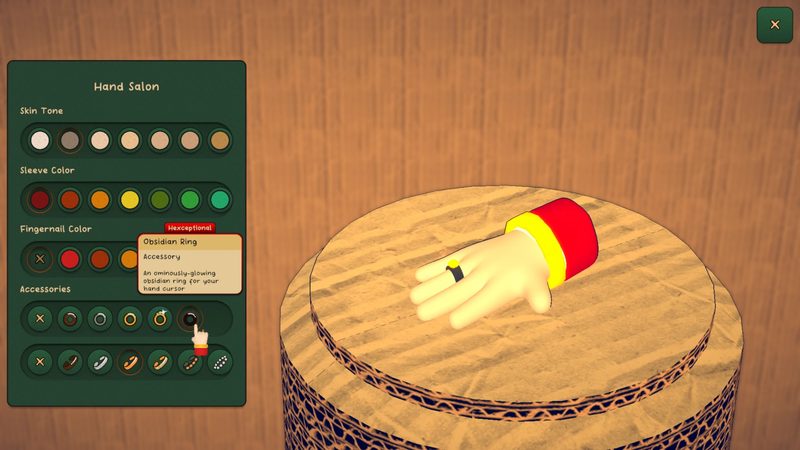 Hand Salon cursor customization